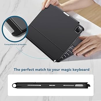 iPad Pro 第一世代512GB、スマートキーボード、スマートフォリオケース Amazon | Techfish iPadケース マジックキーボード&スマート